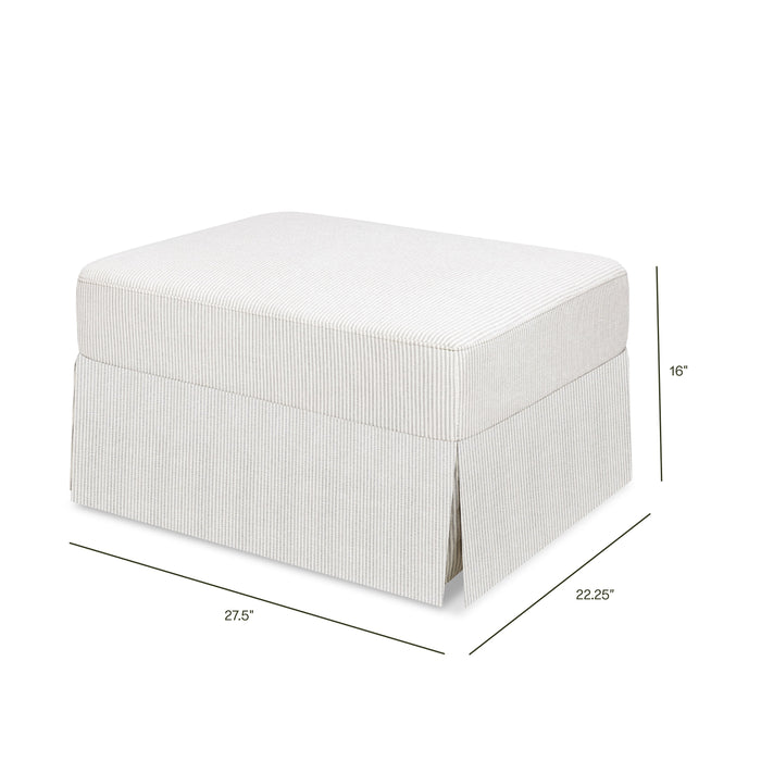 Namesake Crawford Gliding Ottoman