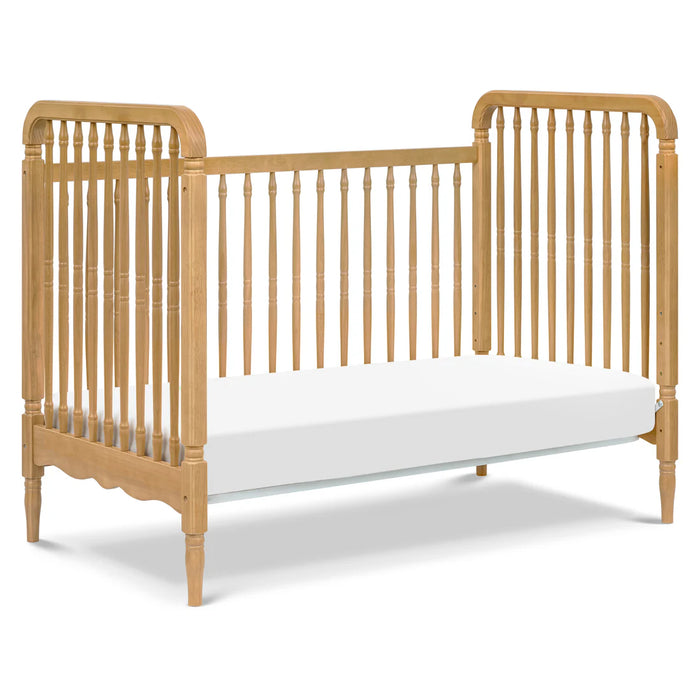 Liberty 3n1 Spindle Crib w/Toddler Rail - Honey