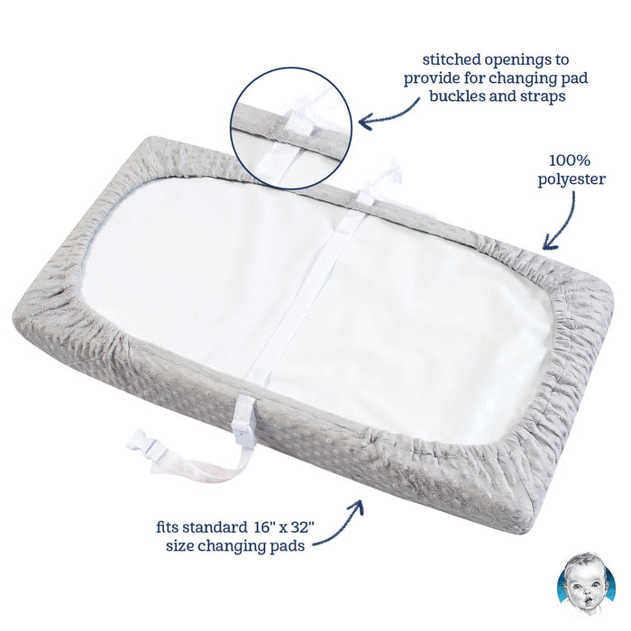 Gerber White Minky Pad Cover