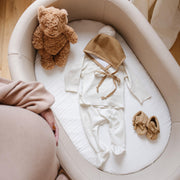 M26834GMLB,Babyletto,babyletto x GATHRE Capsule Bassinet in Millet