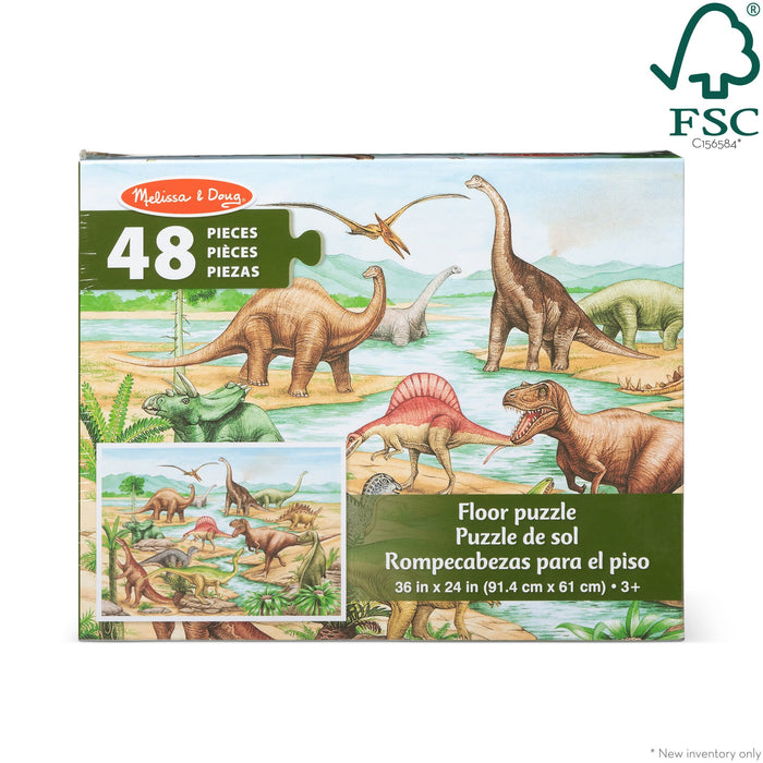 Melissa & Doug Dinosaurs Floor Puzzle -48 pcs
