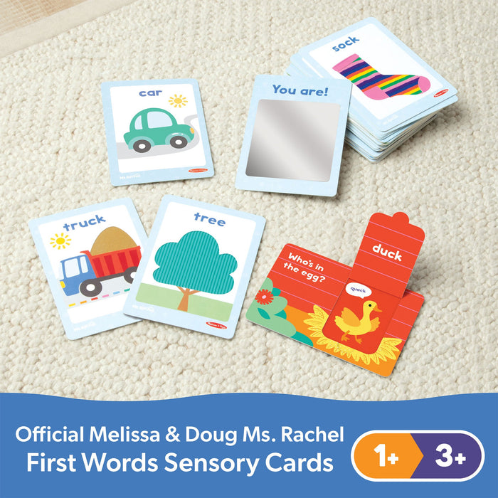 Ms. Rachel First Words Sensory Flash Cards