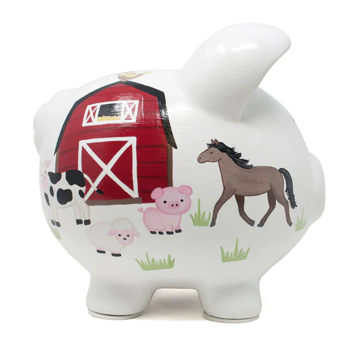 Child to Cherish Barnyard Piggy Bank
