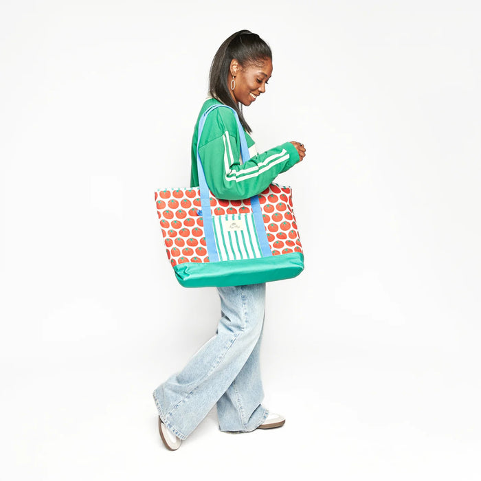 Itzy Ritzy Canvas Tote Bag Pasta La Vista