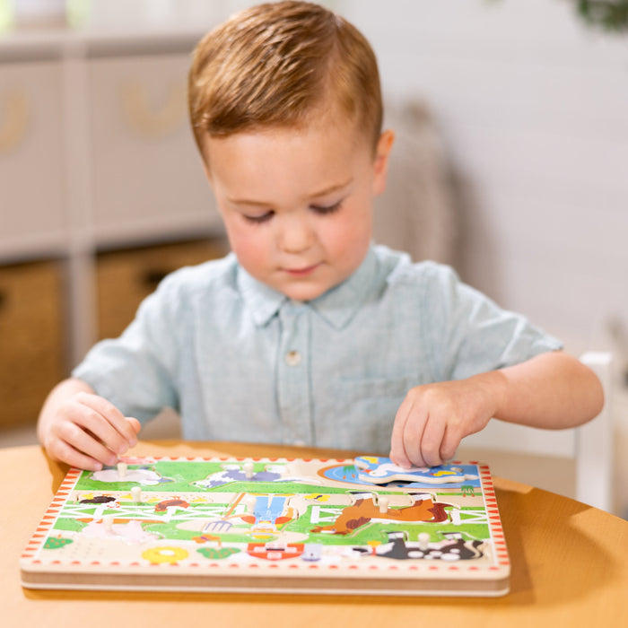 Melissa & Doug Old MacDonald’s Farm Sound Puzzle