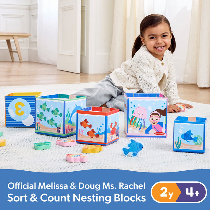 Ms. Rachel Sort & Count Nesting Blocks