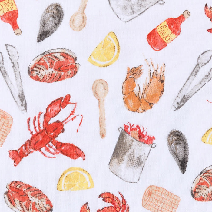 Magnolia Baby Crawfish Season Footie