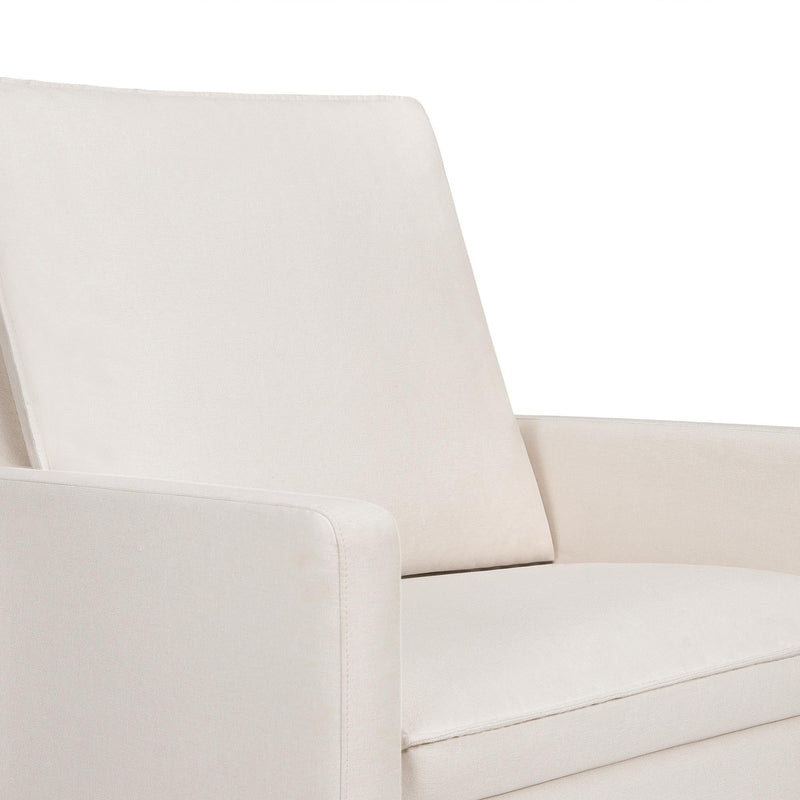 Babyletto Cali Pillowback Chair and a Half Glider in Eco-Performance Fabric | Water Repellent & Stain Resistant