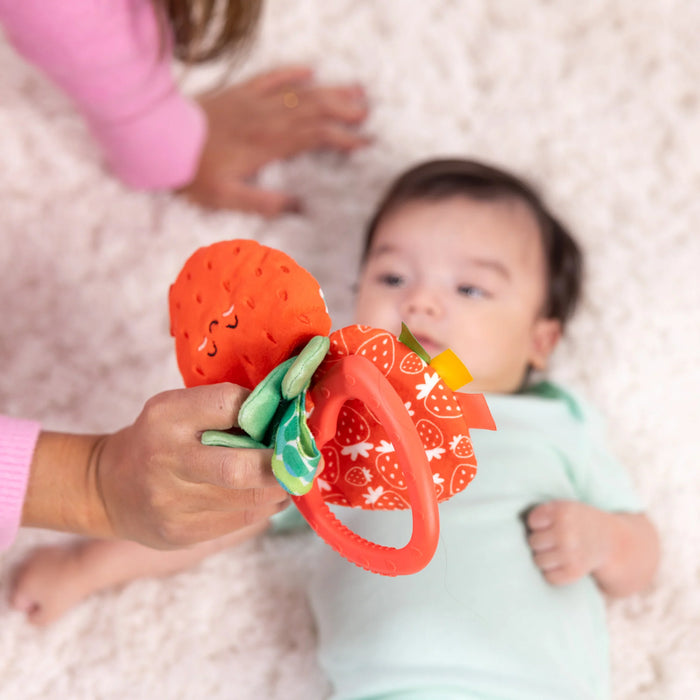 Melissa & Doug Strawberry Take Along Teether