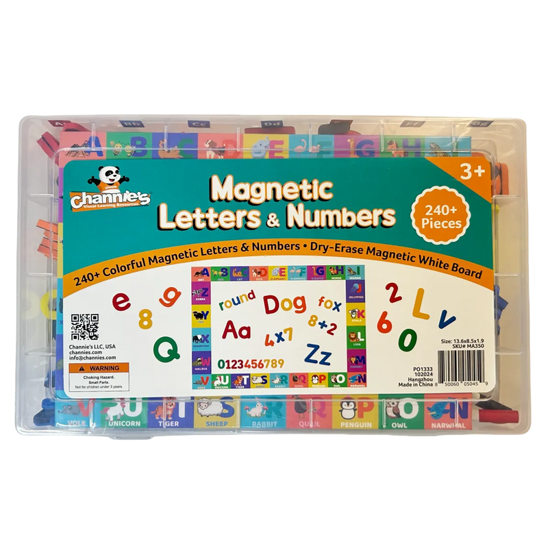 Channies Magnetic Alphabet & Number Set