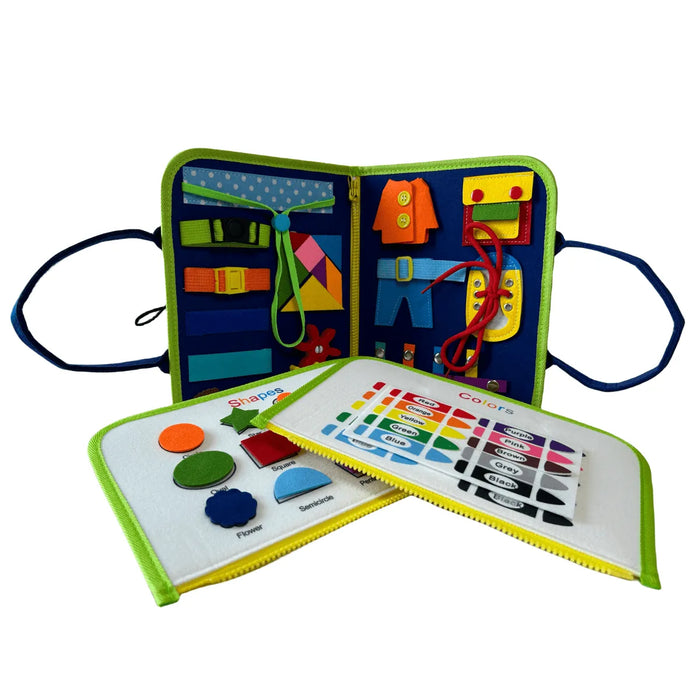 Channies Busy Quiet Book For Hands On Learnng