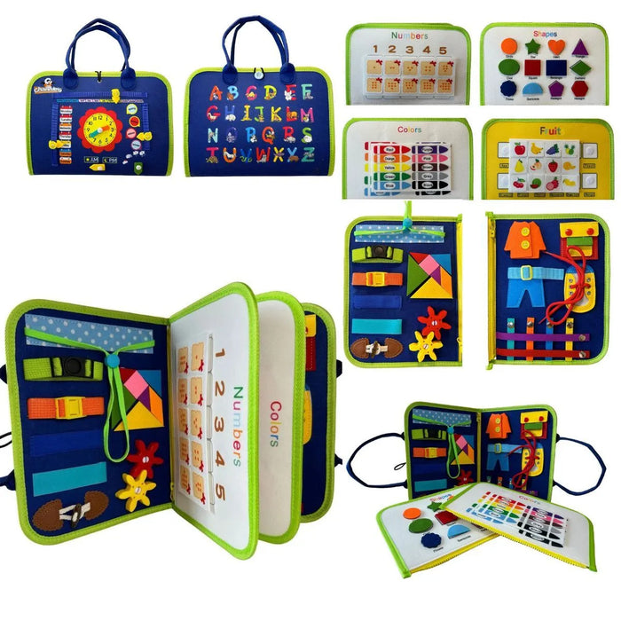 Channies Busy Quiet Book For Hands On Learnng