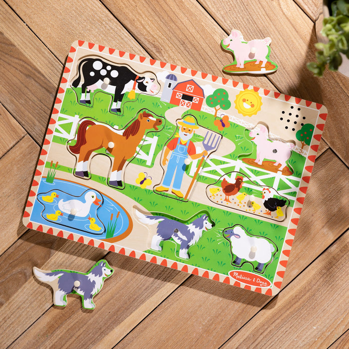 Melissa & Doug Old MacDonald’s Farm Sound Puzzle