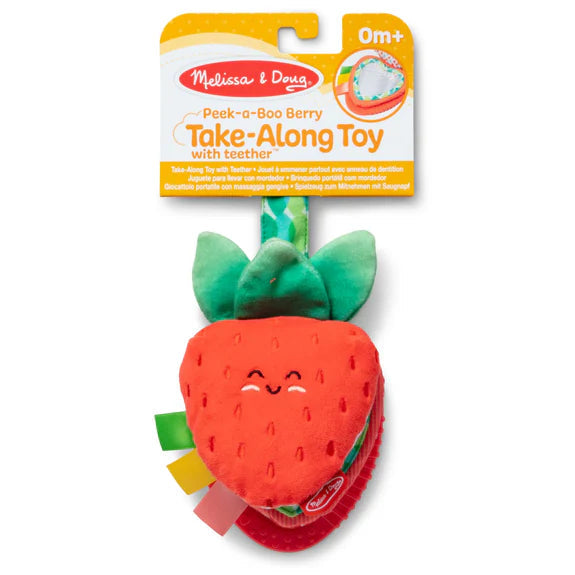 Melissa & Doug Strawberry Take Along Teether