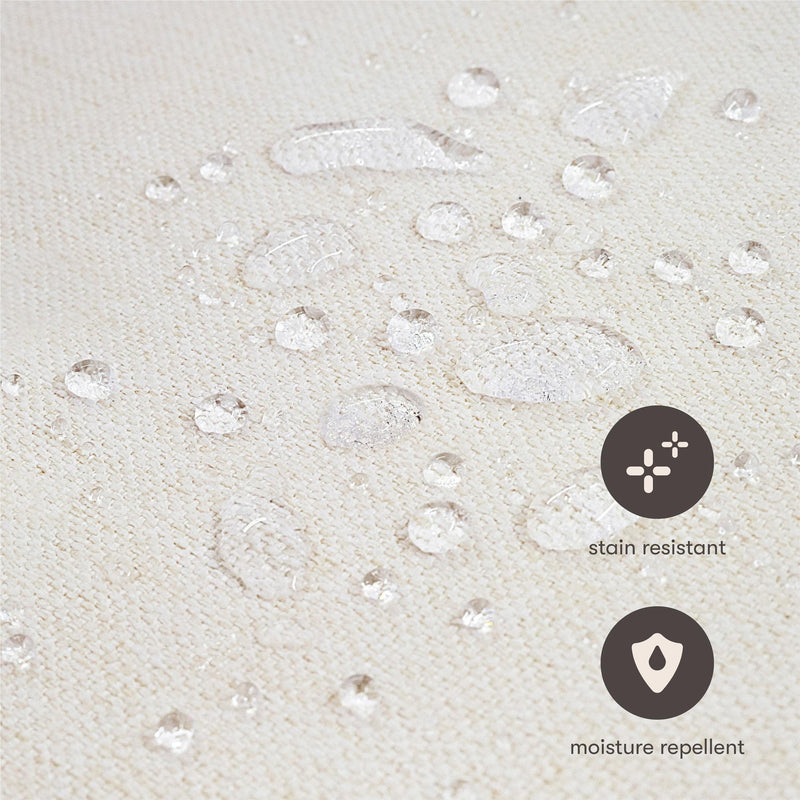 Babyletto Cali Pillowback Chair and a Half Glider in Eco-Performance Fabric | Water Repellent & Stain Resistant