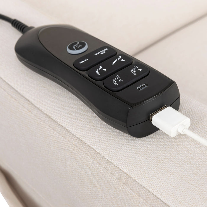 Babyletto Kiwi Deluxe Power Recliner & Swivel Glider with Heat and Massage