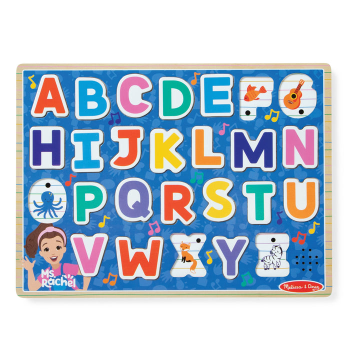 Ms. Rachel Wooden Alphabet Phonics Puzzle