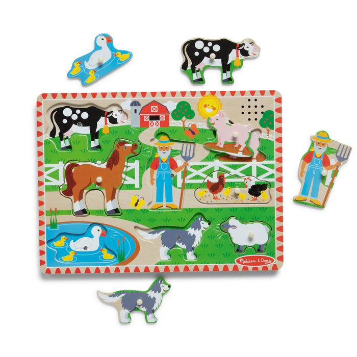 Melissa & Doug Old MacDonald’s Farm Sound Puzzle