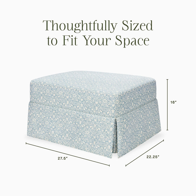 Morris & Co. x Namesake Crawford Gliding Ottoman