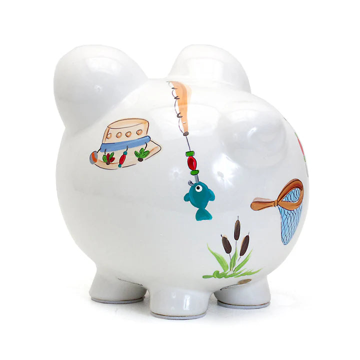 Child to Cherish Gone Fishing Piggybank