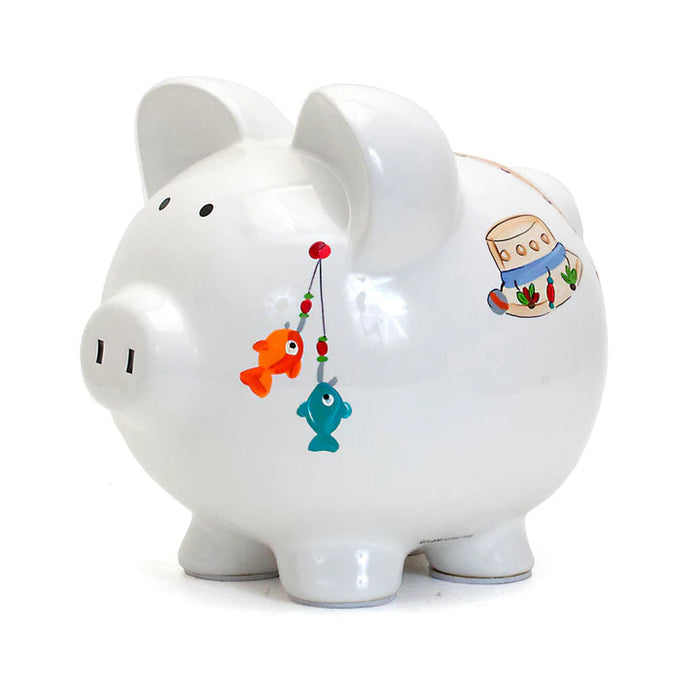 Child to Cherish Gone Fishing Piggybank
