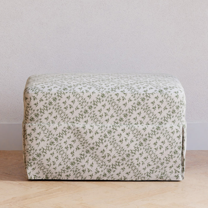 Sarah Flint x Namesake Crawford Gliding Ottoman in Eco-Performance Fabric | Water Repellent & Stain Resistant