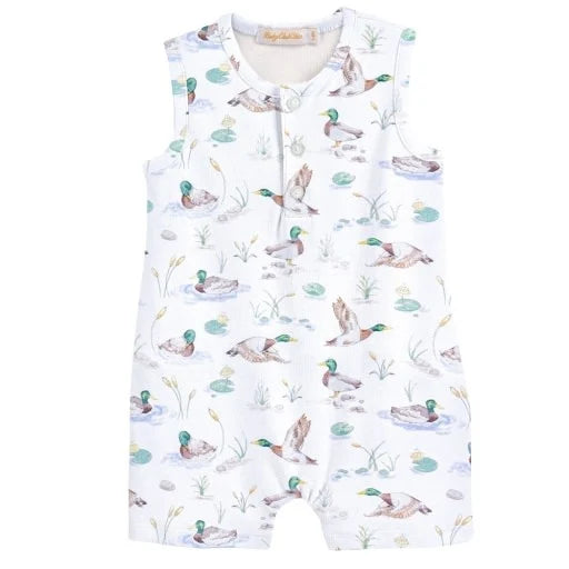Baby Club Chic Mallard Ducks Romper