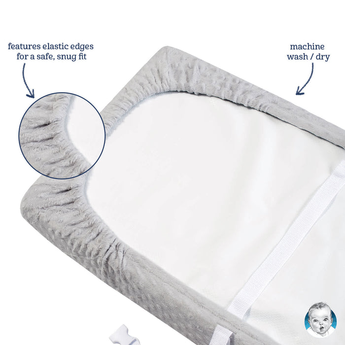 Gerber White Minky Pad Cover