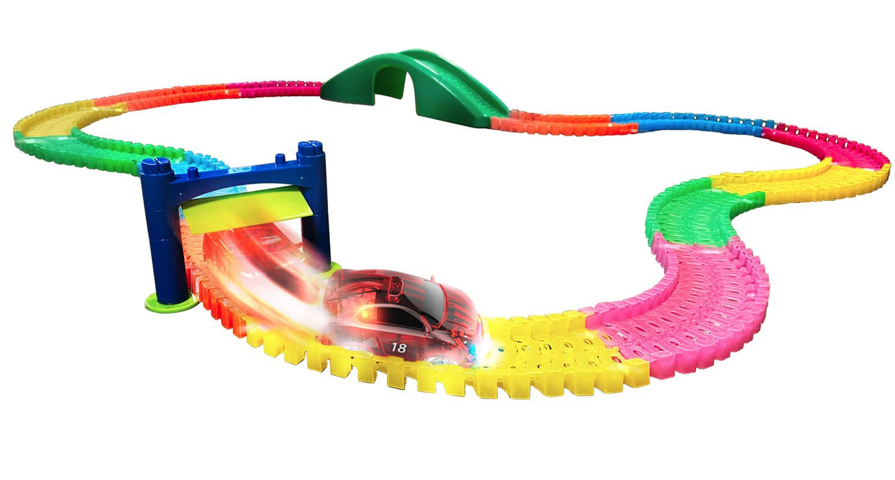 Mindscope Neon Glow Magna Tracks Magnetic Set