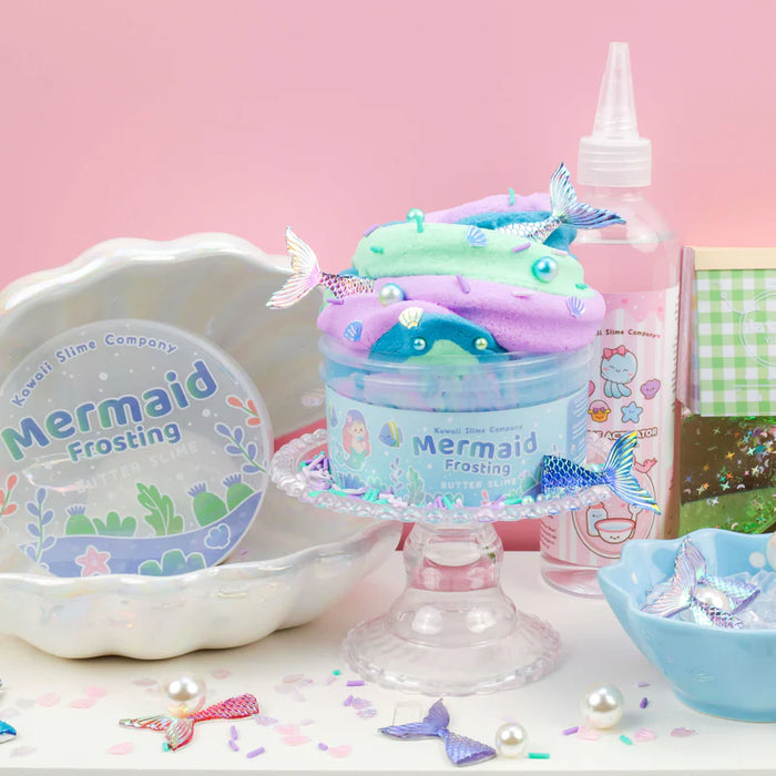 Kawaii Mermaid Frosting Butter Slime