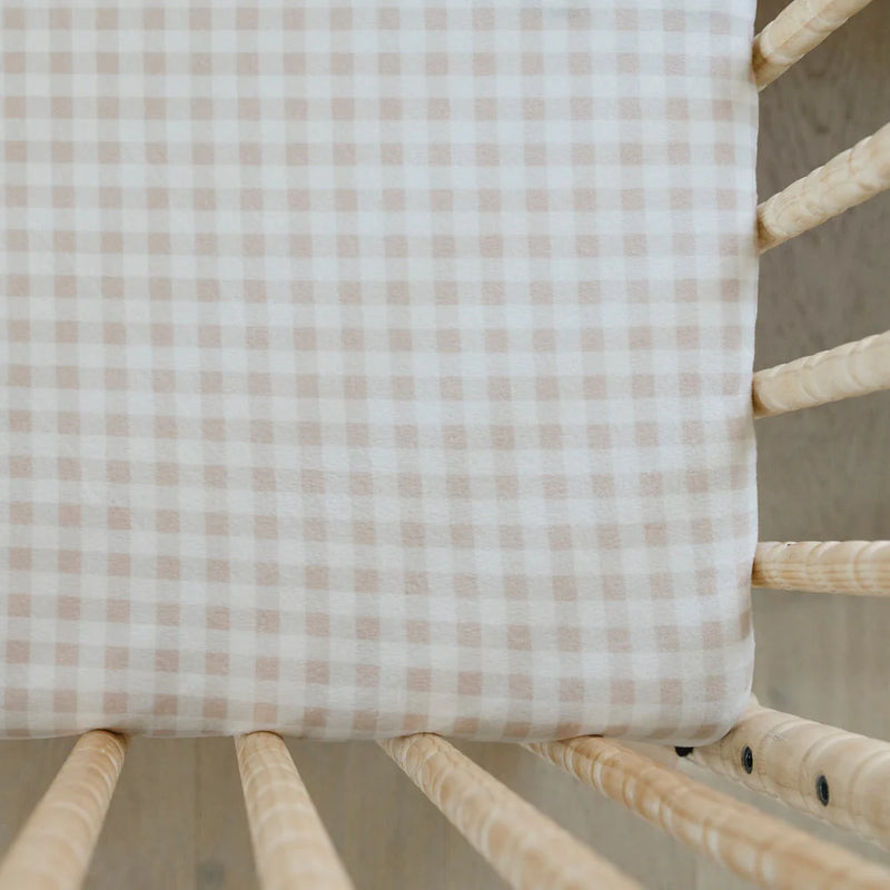 Saranoni Gingham Crib Sheet