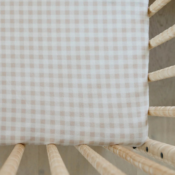 Saranoni Gingham Crib Sheet