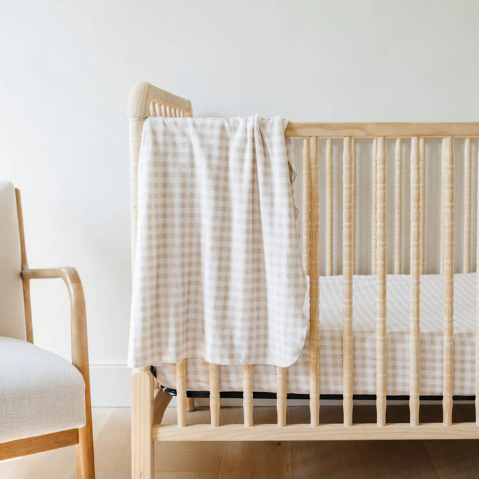 Saranoni Gingham Crib Sheet