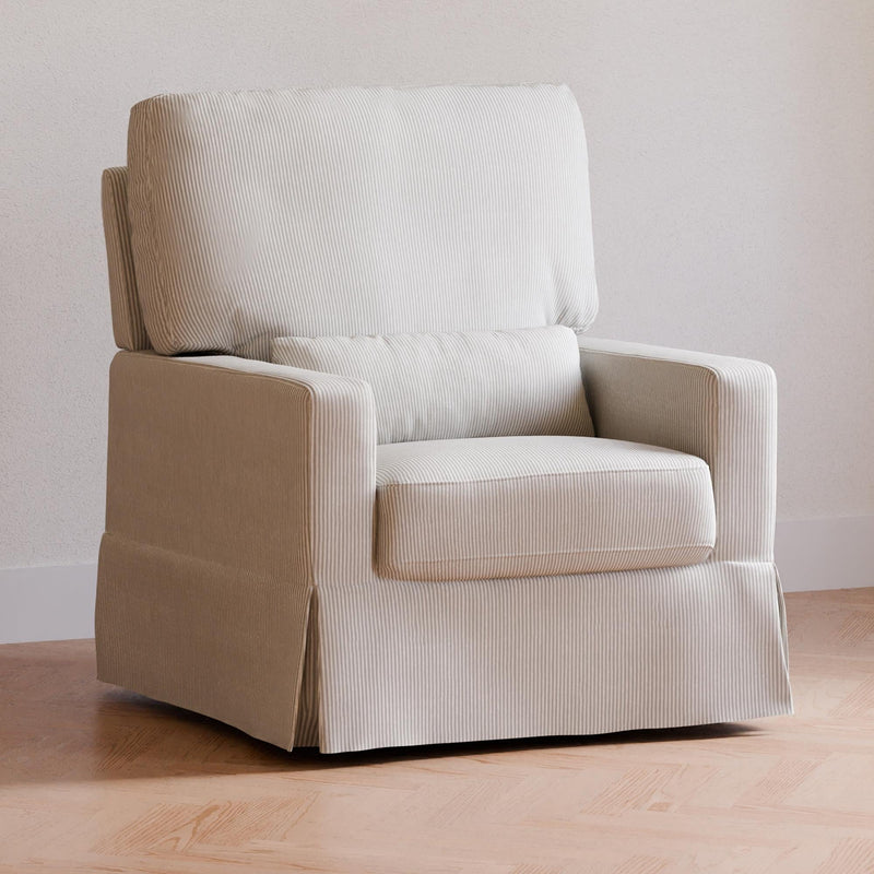 Namesake Crawford Pillowback Comfort Swivel Glider