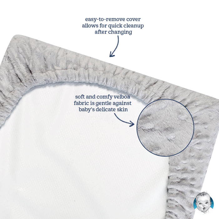 Gerber White Minky Pad Cover