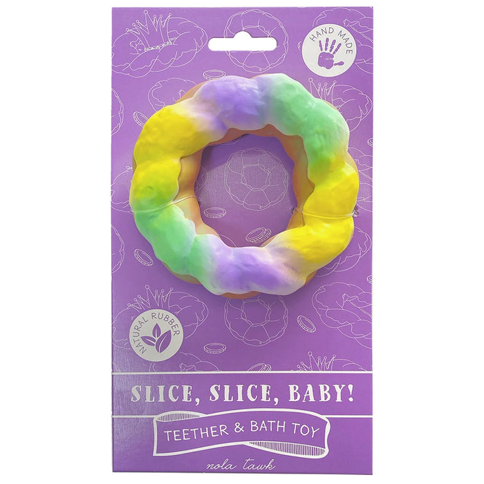 Nola Tawk Slice, Slice Baby King Cake Teether