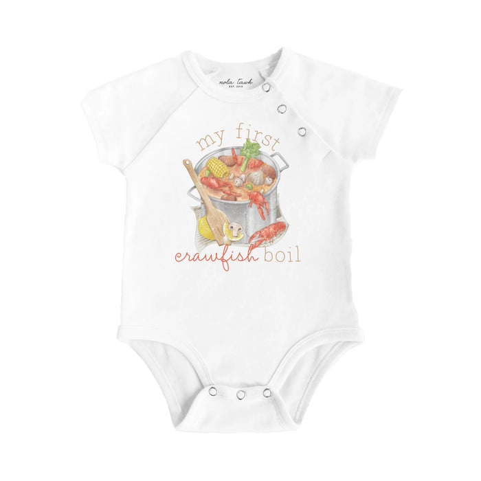 Nola Tawk My First Crawfish Boil Onesie
