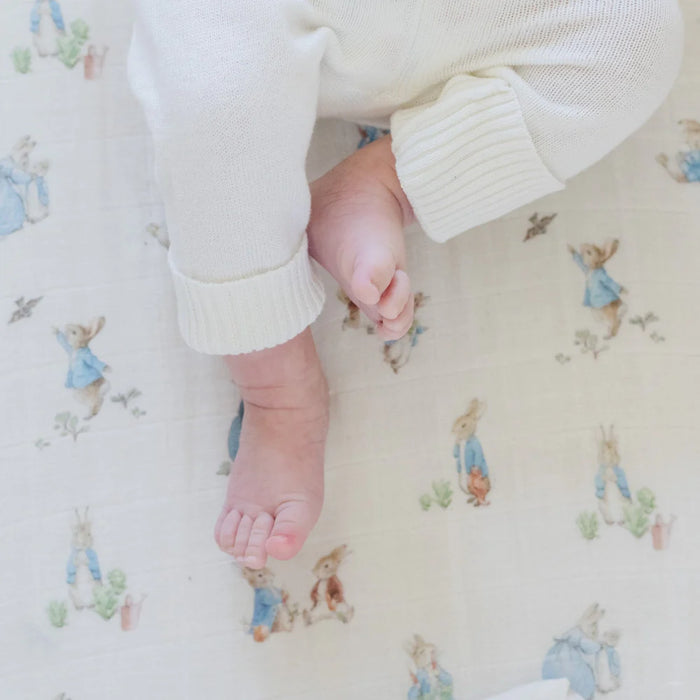 Saranoni Boy Peter Rabbit Changing Pad Cover