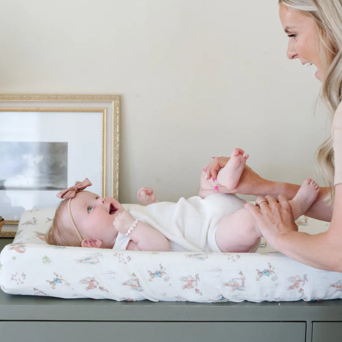 Saranoni Girl Peter Rabbit Changing Pad Cover