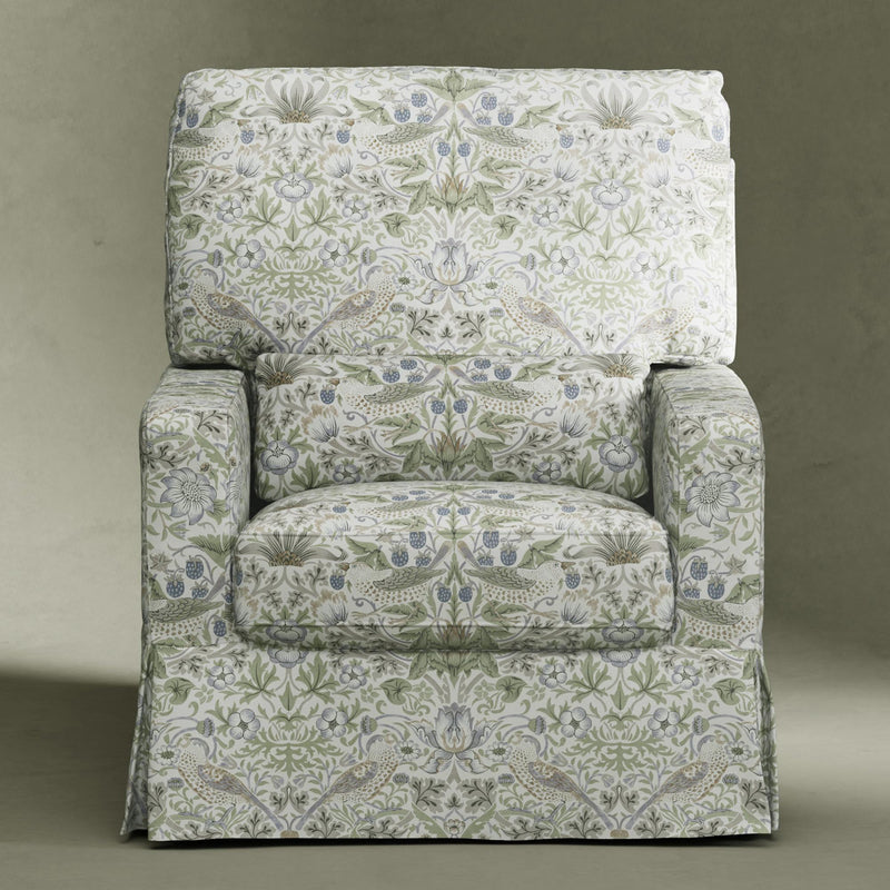 Morris & Co. x Namesake Crawford Pillowback Comfort Swivel Glider