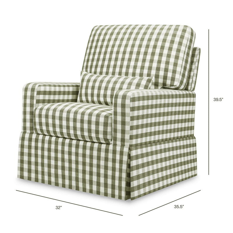 Namesake Crawford Pillowback Comfort Swivel Glider
