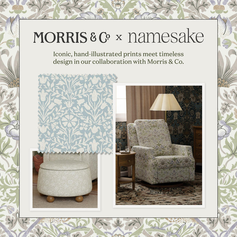 Morris & Co. x Namesake Crawford Gliding Ottoman