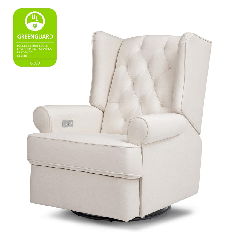 Namesake Harbour Electronic Recliner and Swivel Glider in Eco-Performance Fabric with USB port | Water Repellent & Stain Resistant