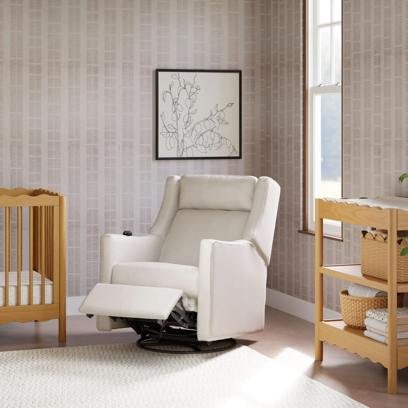 Babyletto Kiwi Deluxe Power Recliner & Swivel Glider with Heat and Massage