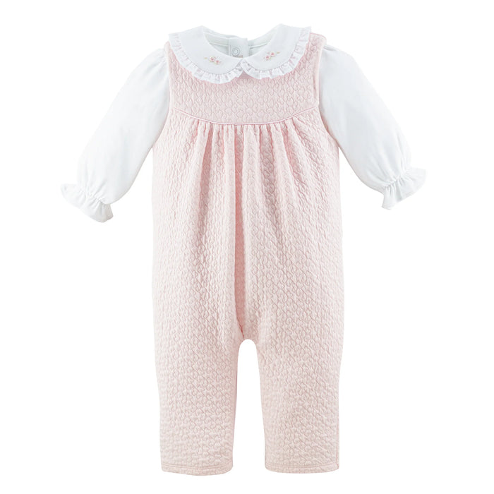 Baby Club Chic Hearts Jumper & Embroidered Ruffle Collar Body Set