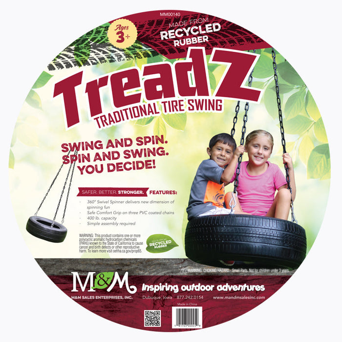 Treadz Traditional Tire Swing