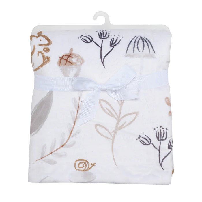 Lambs & Ivy Treetop Fox Blanket