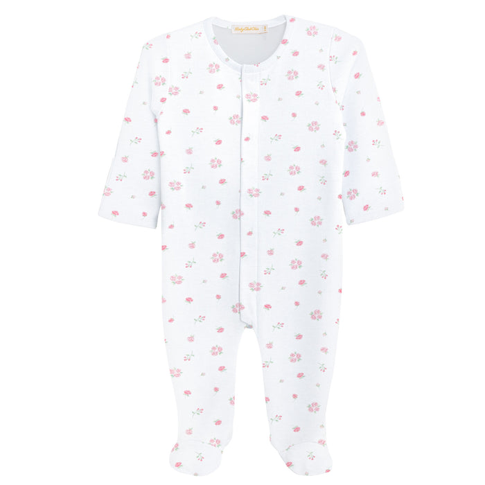 Baby Club Chic Tiny Rosebud Printed Footie