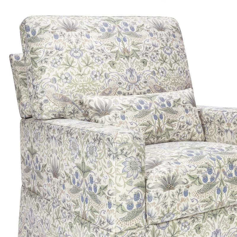 Morris & Co. x Namesake Crawford Pillowback Comfort Swivel Glider