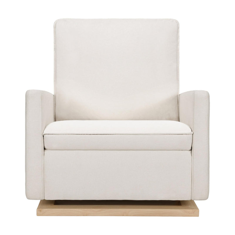 Babyletto Cali Pillowback Chair and a Half Glider in Eco-Performance Fabric | Water Repellent & Stain Resistant
